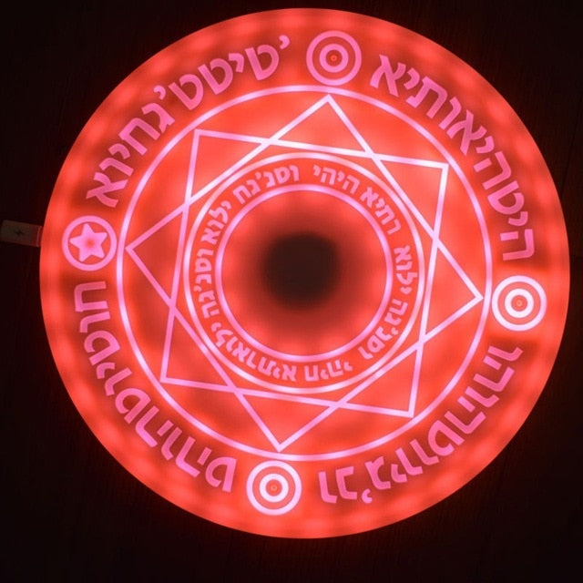 Magic Circle Qi Wireless Glowing Mobile Phone Fast Charger Charging Pad