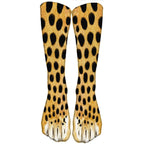 Fun Animal Print Socks High Ankle Cute Funny Jungle Patterns
