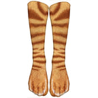 Fun Animal Print Socks High Ankle Cute Funny Jungle Patterns