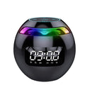 Bluetooth Music Speaker Wireless Player Ball Digital Clock
