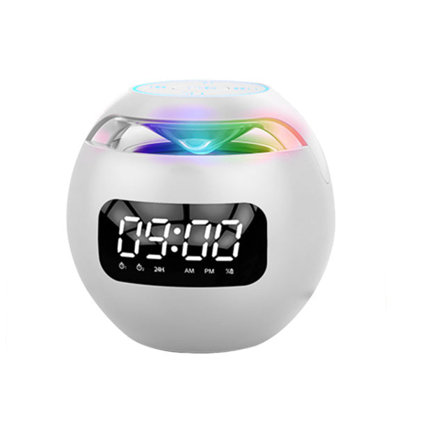 Bluetooth Music Speaker Wireless Player Ball Digital Clock