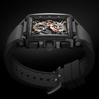 Skeleton See-Through Luxury Design Square Face Watch