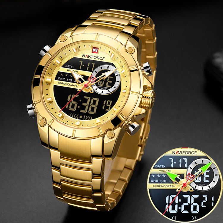 Sports Dual-Display Watch Waterproof