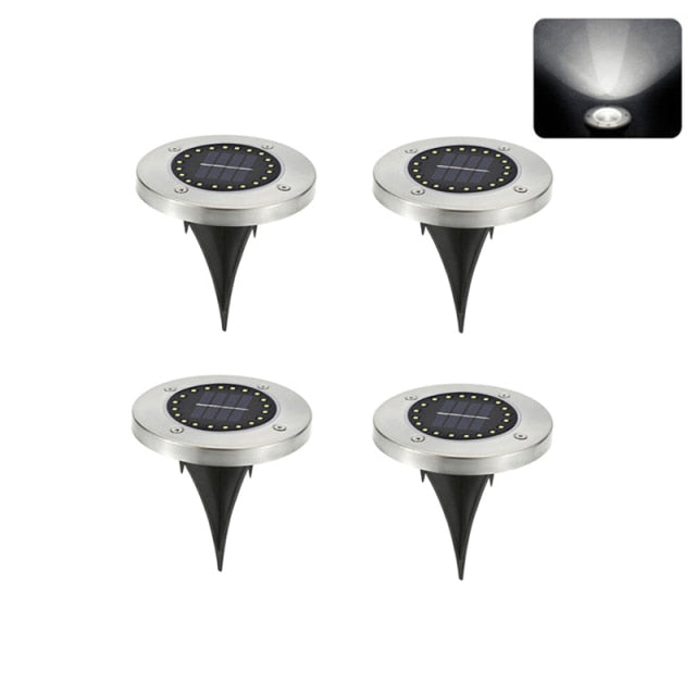 Solar Pathway Garden Lights LED Waterproof Outdoors Landscape Lighting