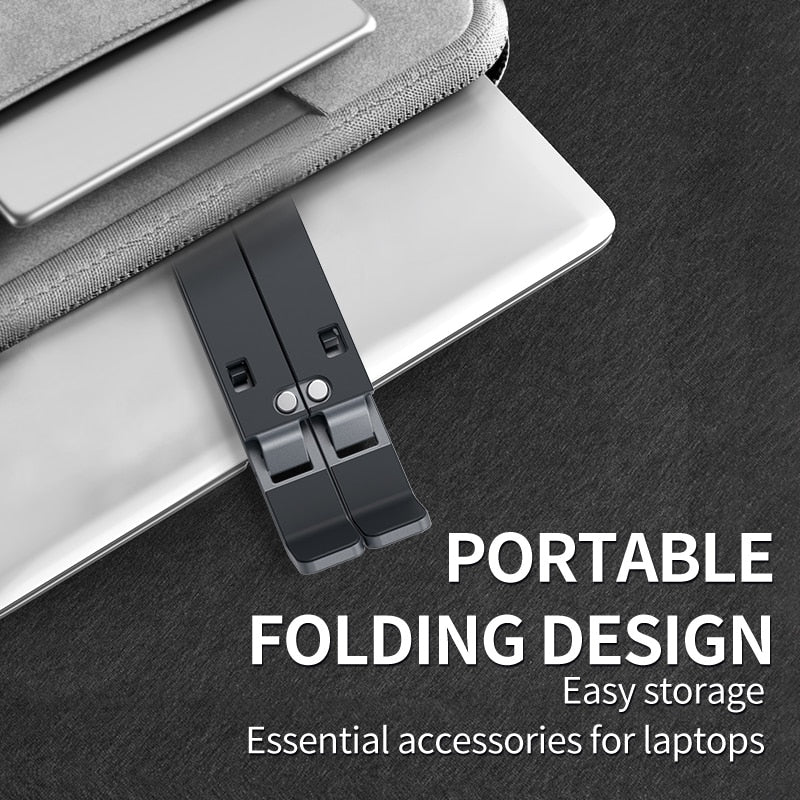 Portable Laptop Stand Ergonomic Notebook Holder Collapsible Adjustable