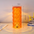 Touch Lamp Desk Table Bedroom Crystal 16 Colors LED Light