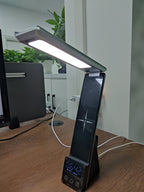 Phone Charger Lamp 5 in 1 Charging Station Bed Light Watch and Earbuds