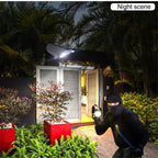 Dummy Security Camera Fake CCTV with Real Floodlight Motion Sensor Waterproof Spotlight
