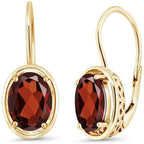 Crystal Drop Earrings 14K & 18K Gold-Filled With Rhinestones