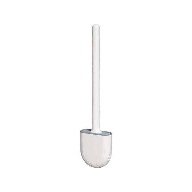 Flexible Silicone Toilet Brush - Floor or Wall Mounted