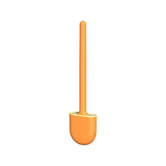 Flexible Silicone Toilet Brush - Floor or Wall Mounted