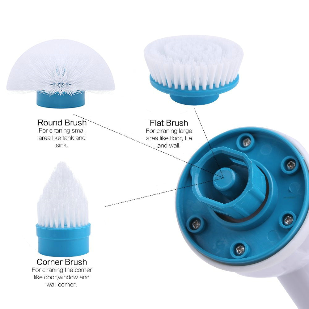 Spin Scrubber Brush Turbo Power - Cordless Cleaning Set