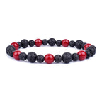 Energy Bracelet Tiger's Eye, Black Obsidian, Hematite
