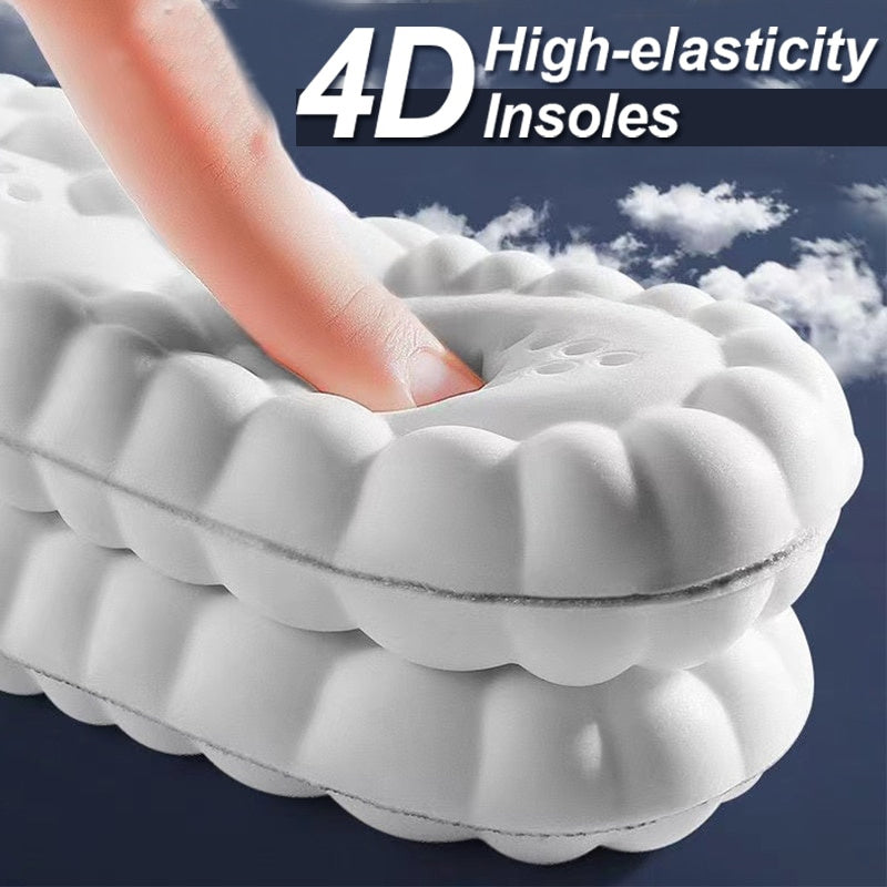 Shoe Insoles 4D Cushioning Shock Absorbing Inserts