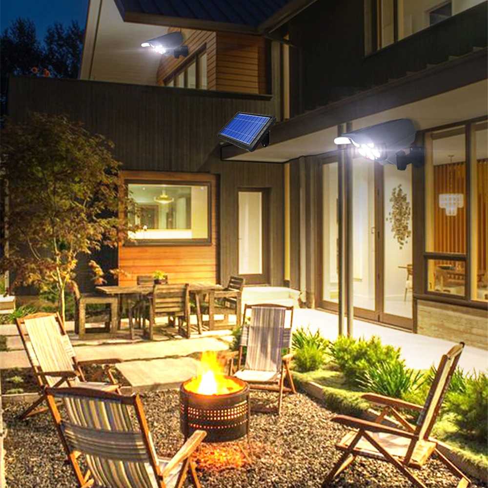 Dummy Security Camera Fake CCTV with Real Floodlight Motion Sensor Waterproof Spotlight