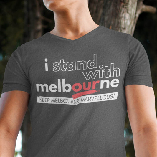 Men's T-shirt "I Stand With Melbourne" - Tee Slogan