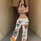 Baggy Relaxed Fit Casual Track Pants - Sweats Streetwear