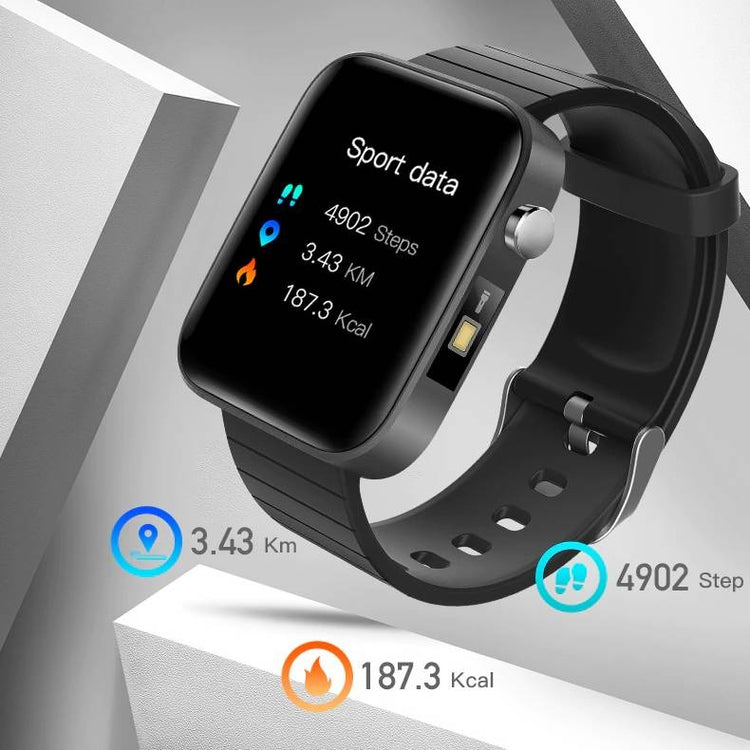 SmartWatch Body Temperature T68 + Torch + Thermometer + Pulse + Blood Pressure + Oxygen Monitor