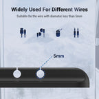 Cable Tidy Clips Computer Cords Stick On Holder